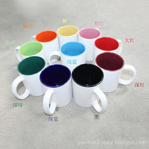 Sublimation 11oz Color in side Mug